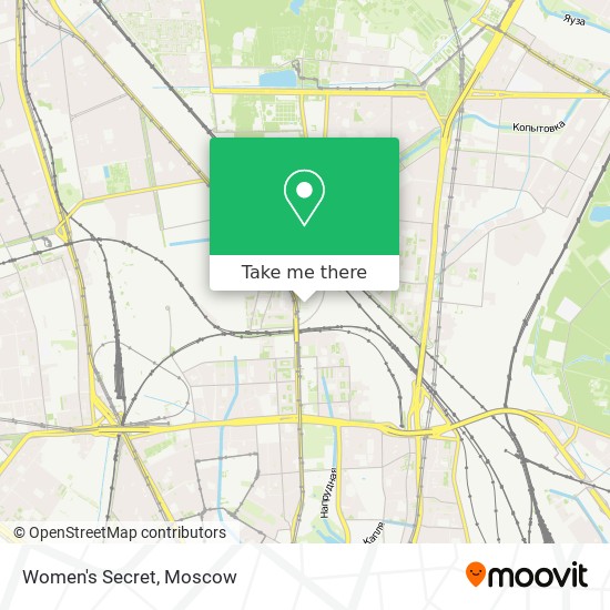 Women's Secret map