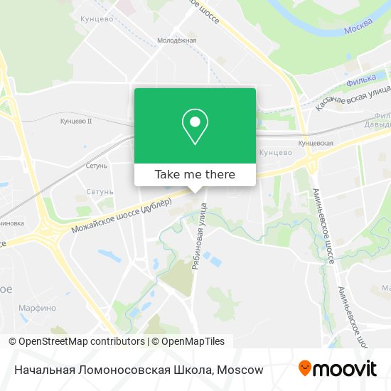 Начальная Ломоносовская Школа map