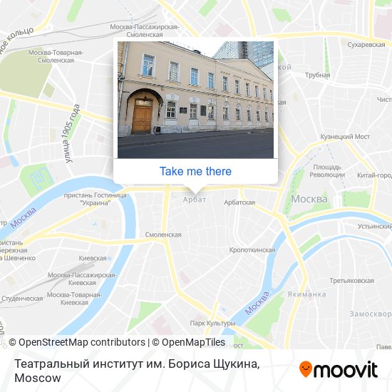 Театральный институт им. Бориса Щукина map