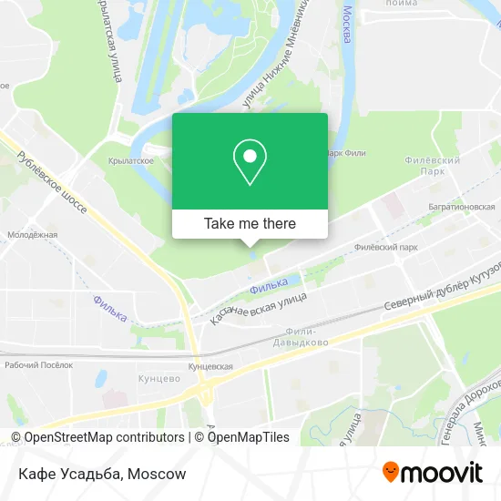 Кафе  Усадьба map