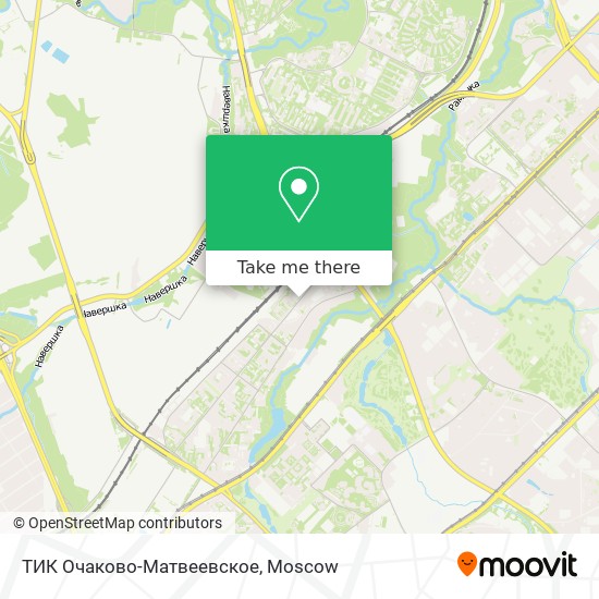 ТИК Очаково-Матвеевское map