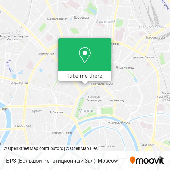 БРЗ (Большой Репетиционный Зал) map