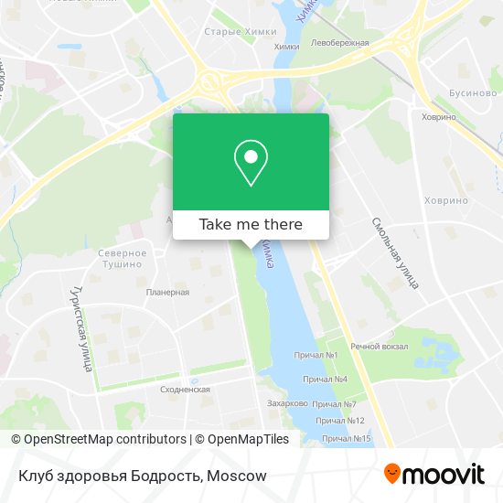 Клуб здоровья  Бодрость map