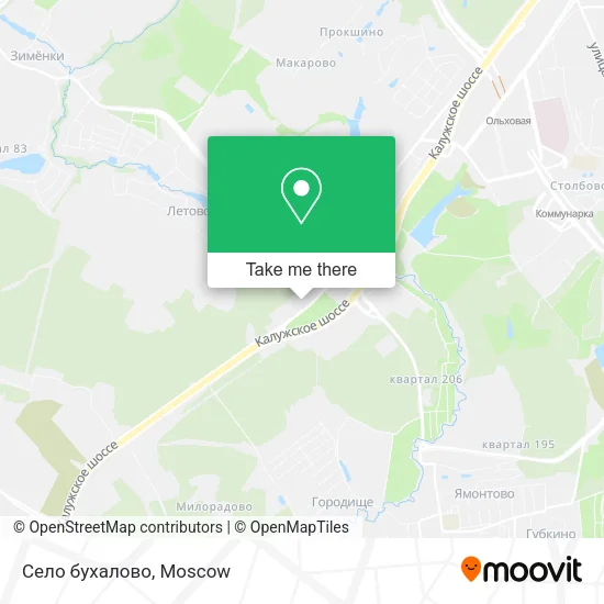 Село бухалово map