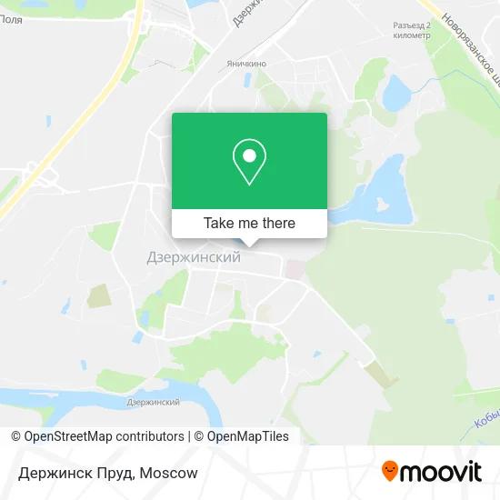 Держинск Пруд map