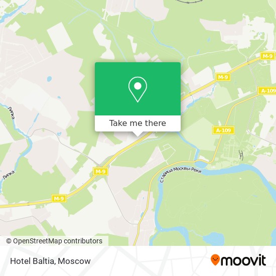 Hotel Baltia map