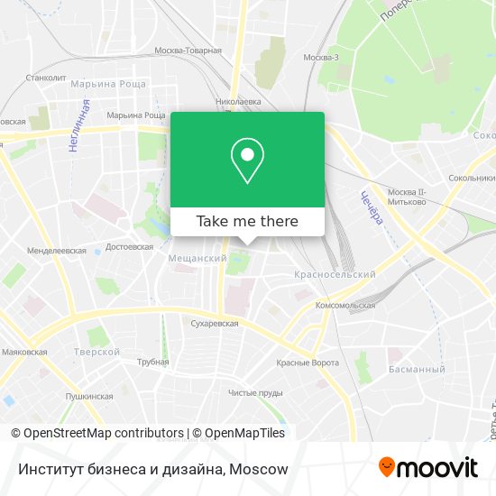 Институт бизнеса и дизайна map