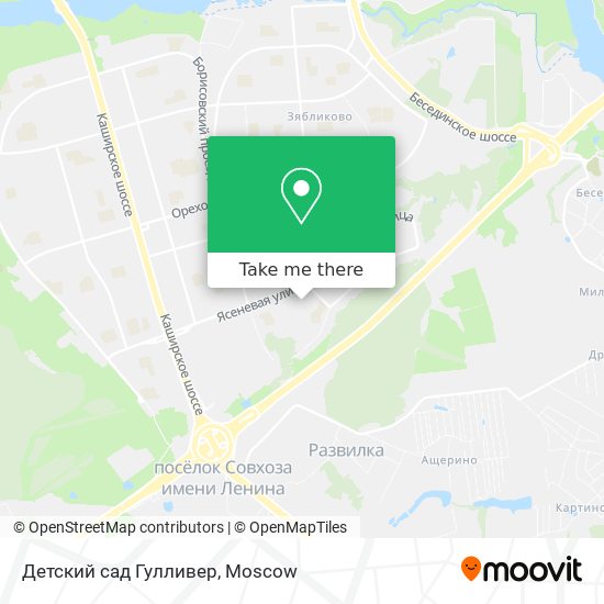 Детский сад  Гулливер map