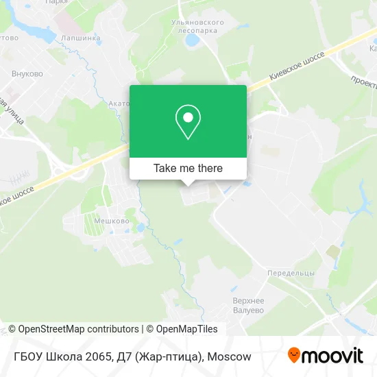 ГБОУ Школа 2065, Д7 (Жар-птица) map