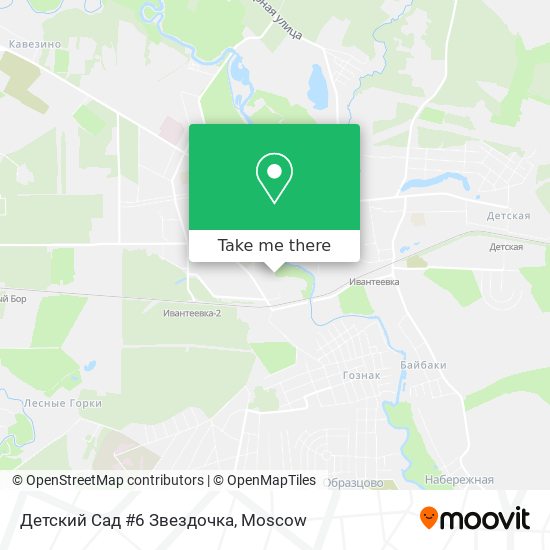 Детский Сад #6 Звездочка map