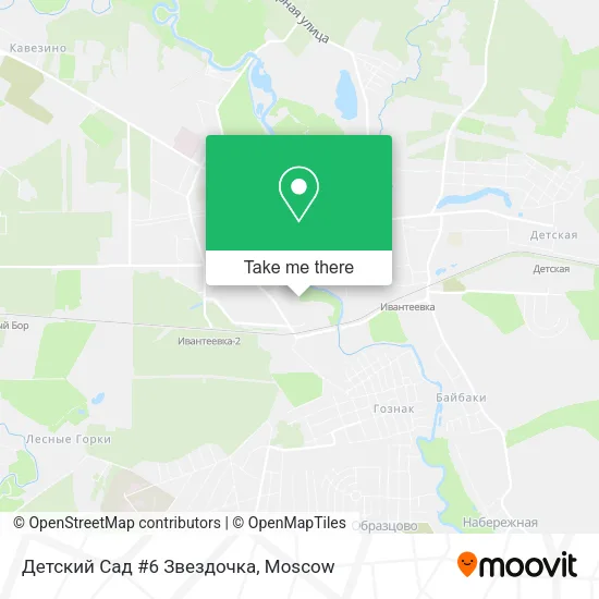Детский Сад #6 Звездочка map