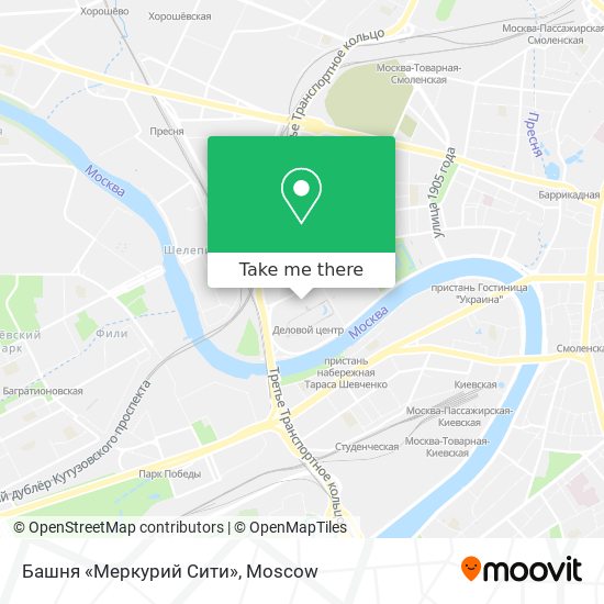 Башня «Меркурий Сити» map