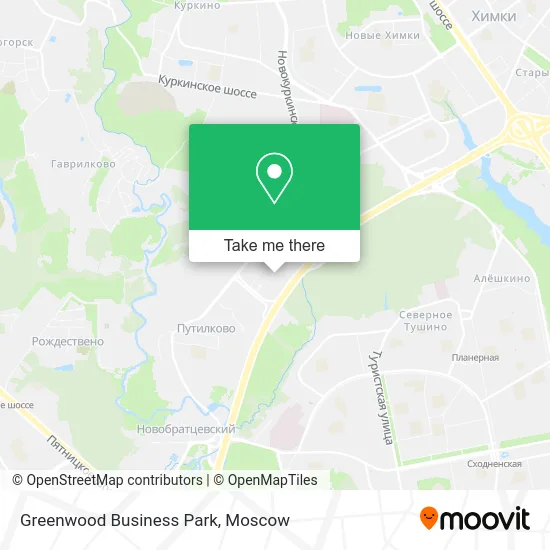 Greenwood Business Park map