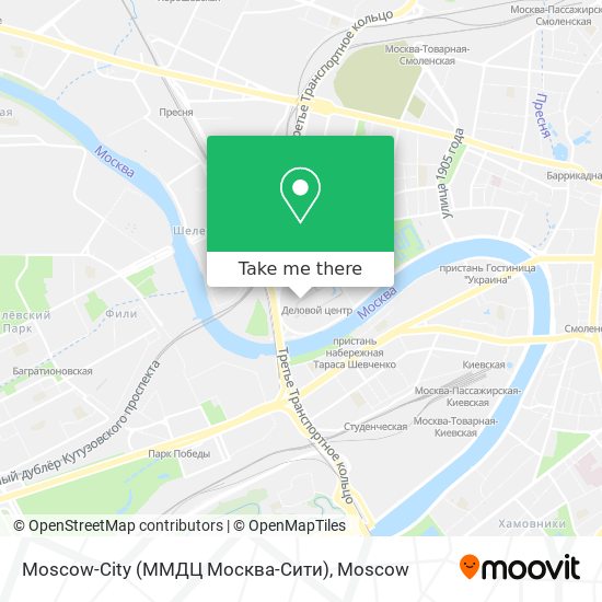 Moscow-City (ММДЦ Москва-Сити) map