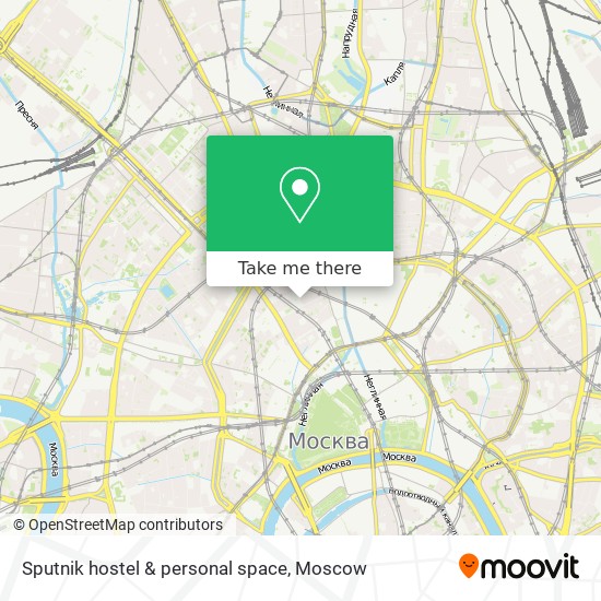 Sputnik hostel & personal space map