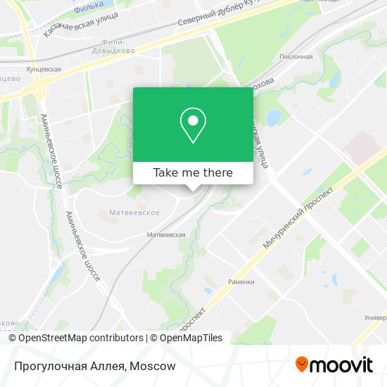 Прогулочная Аллея map