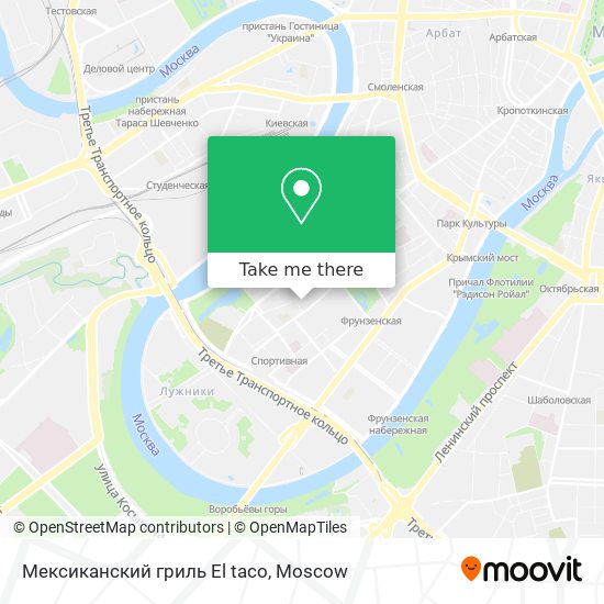 Мексиканский гриль  El taco map