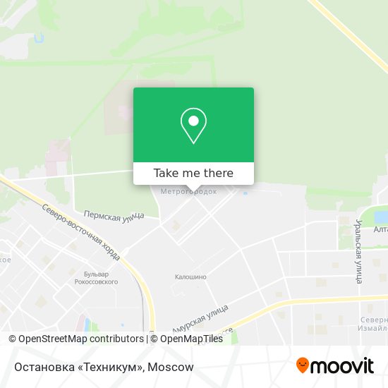 Остановка «Техникум» map