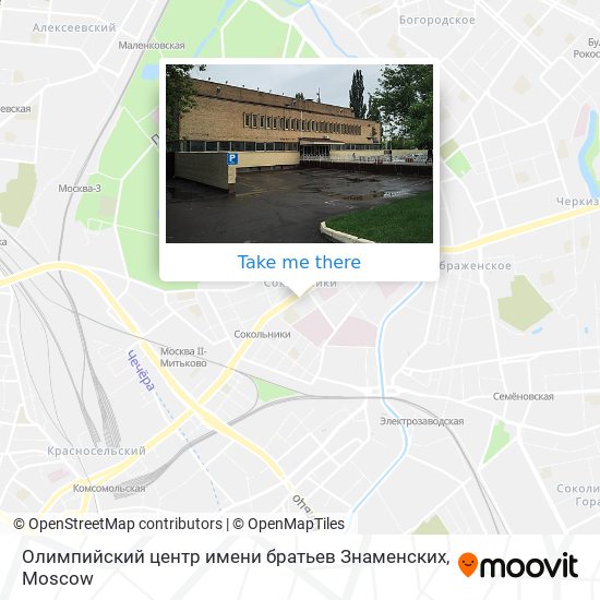 Олимпийский центр имени братьев Знаменских map