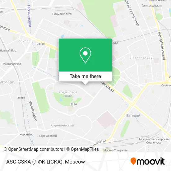 ASC CSKA (ЛФК ЦСКА) map