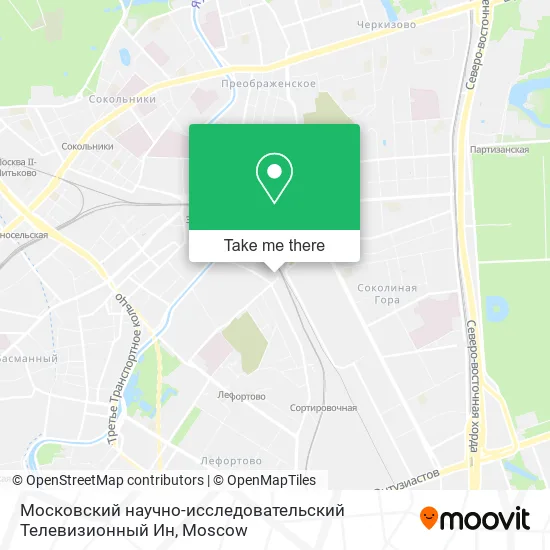 Московский научно-исследовательский Телевизионный Ин map