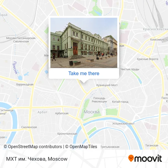 МХТ им. Чехова map
