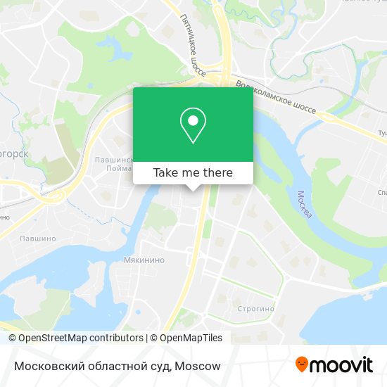 Московский областной суд map