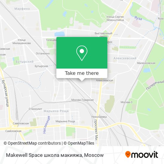 Makewell Space школа макияжа map