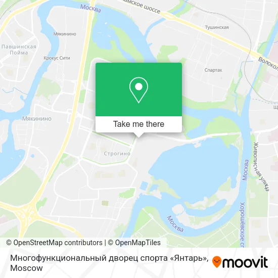 Многофункциональный дворец спорта «Янтарь» map