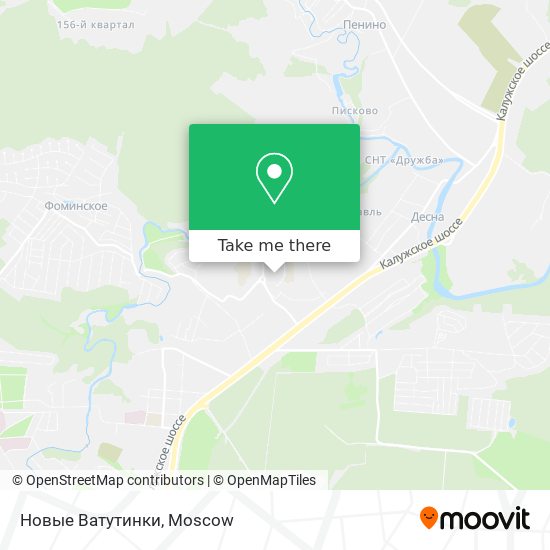 Новые Ватутинки map