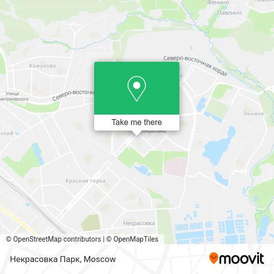 Некрасовка Парк map