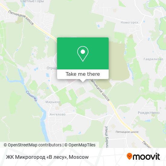 ЖК Микрогород «В лесу» map
