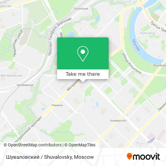 Шуваловский / Shuvalovsky map