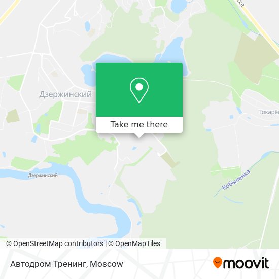 Автодром Тренинг map