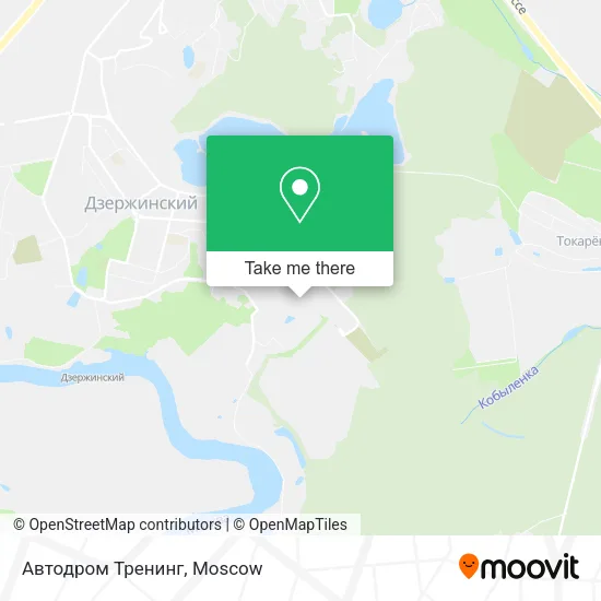Автодром Тренинг map