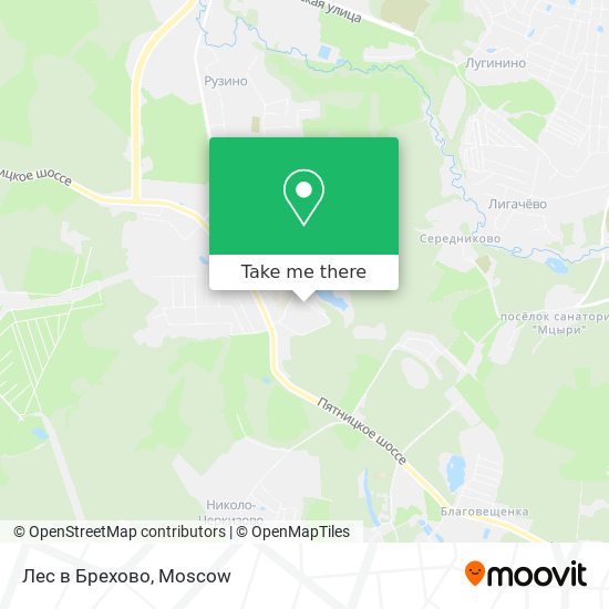 Лес в Брехово map