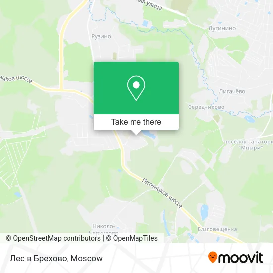 Лес в Брехово map