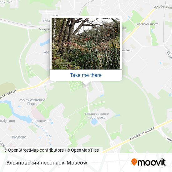Ульяновский лесопарк map