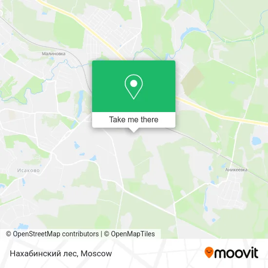 Нахабинский лес map