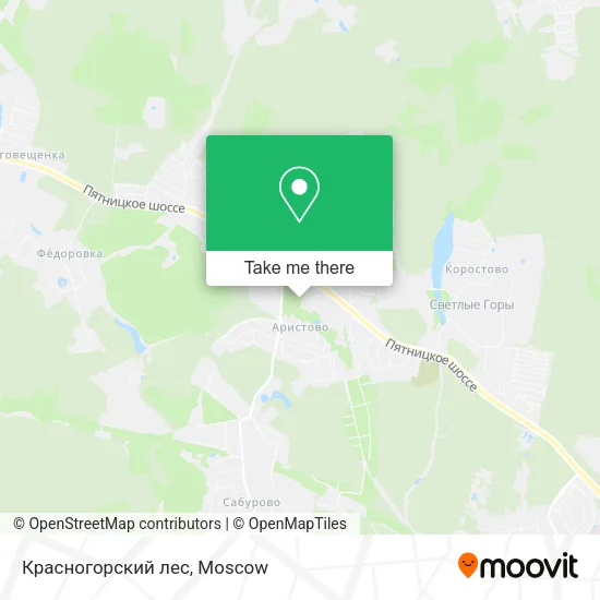 Красногорский лес map