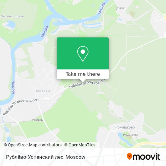 Рублёво-Успенский лес map
