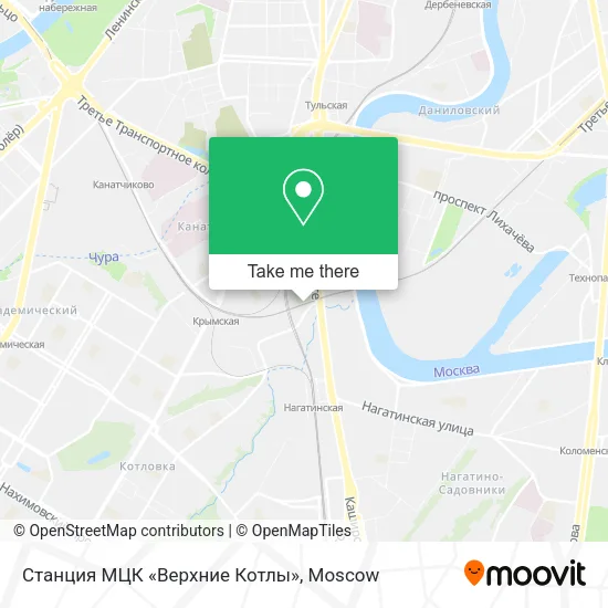Станция МЦК «Верхние Котлы» map