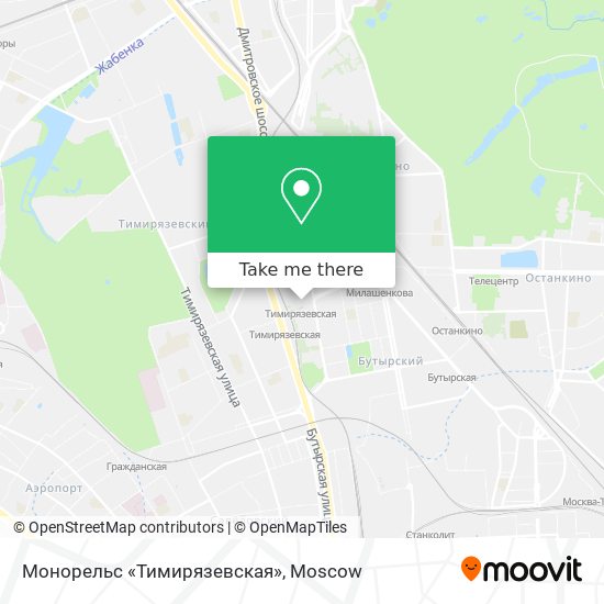 Монорельс «Тимирязевская» map