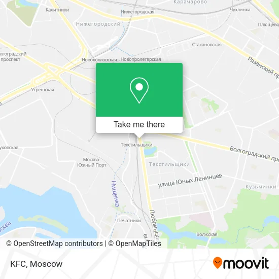 KFC map