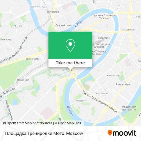Площадка Тренировки Мото map