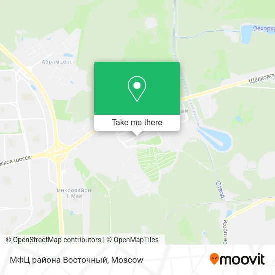 МФЦ района Восточный map