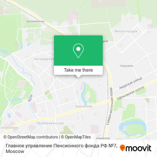 Главное управление Пенсионного фонда РФ №7 map