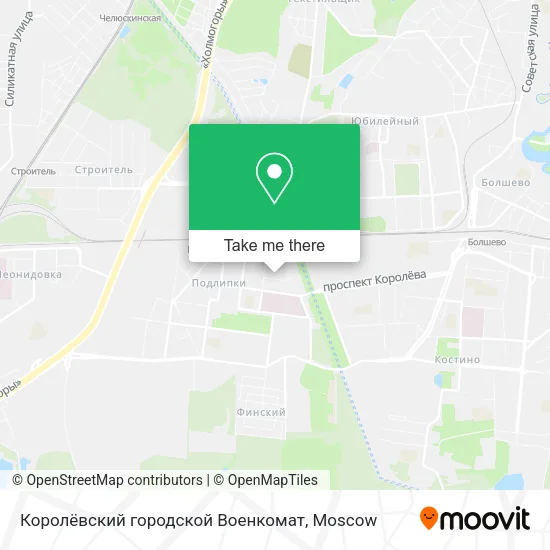 Королёвский городской Военкомат map