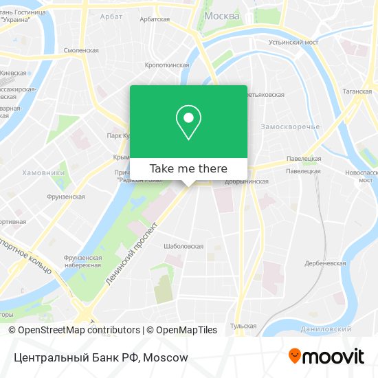 Центральный Банк РФ map