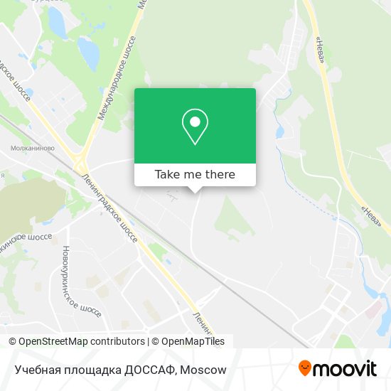 Учебная площадка ДОССАФ map